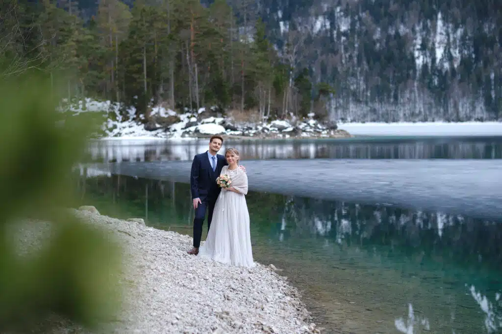 After Wedding Shooting am Eibsee mit Christina & Florian - Schlerege Fotografie