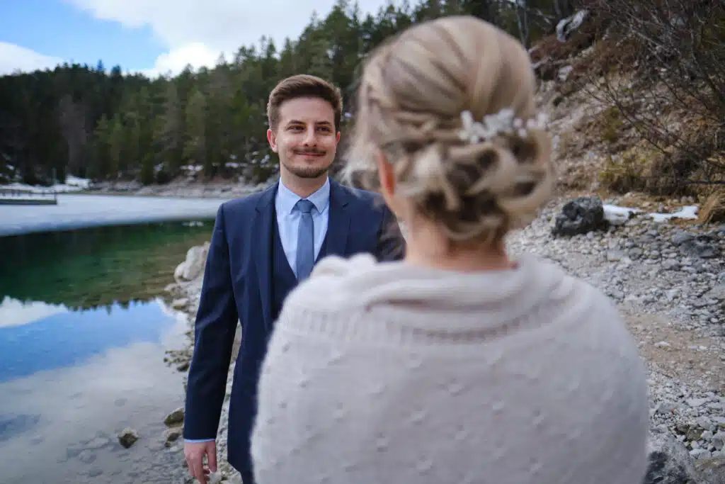 After Wedding Shooting am Eibsee mit Christina & Florian - Schlerege Fotografie