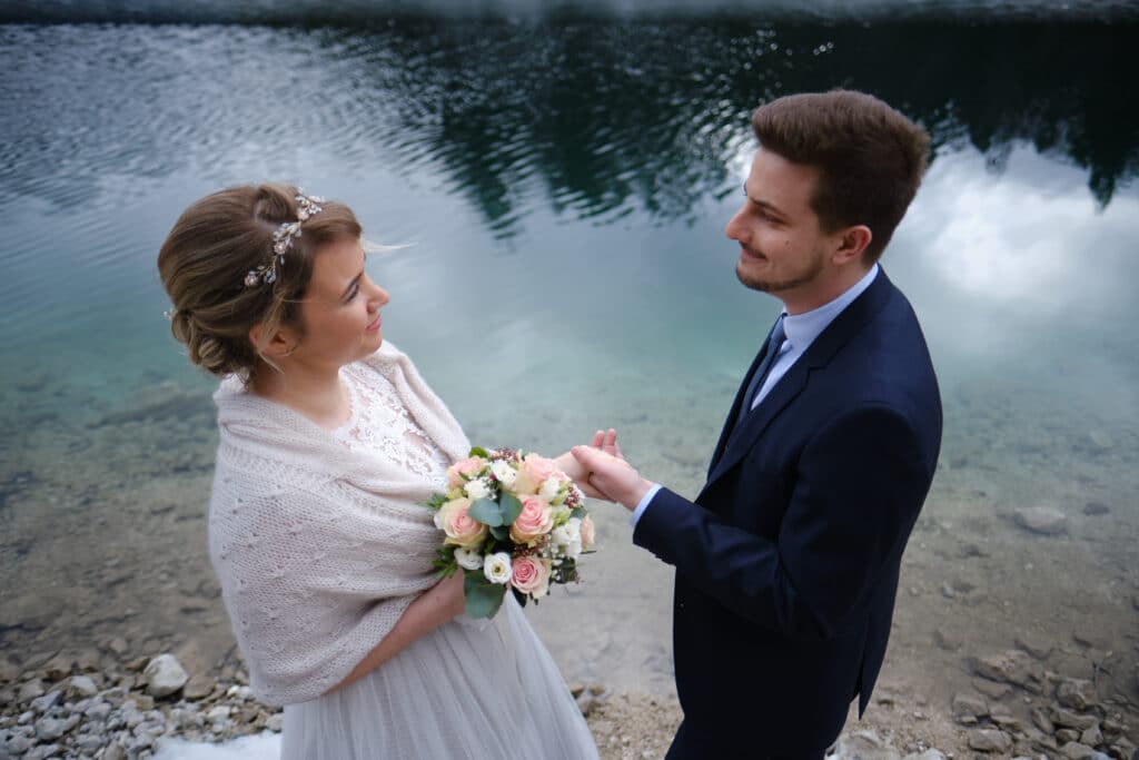 After Wedding Shooting am Eibsee mit Christina & Florian - Schlerege Fotografie