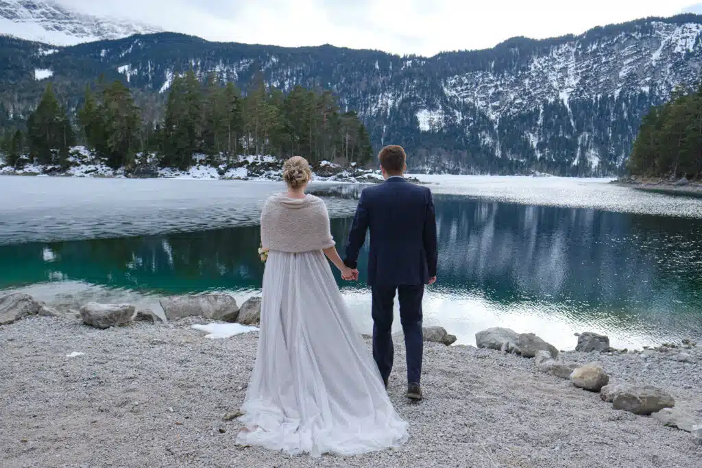 After Wedding Shooting am Eibsee mit Christina & Florian - Schlerege Fotografie