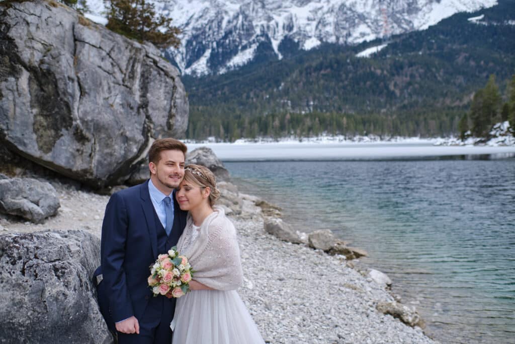 After Wedding Shooting am Eibsee mit Christina & Florian - Schlerege Fotografie
