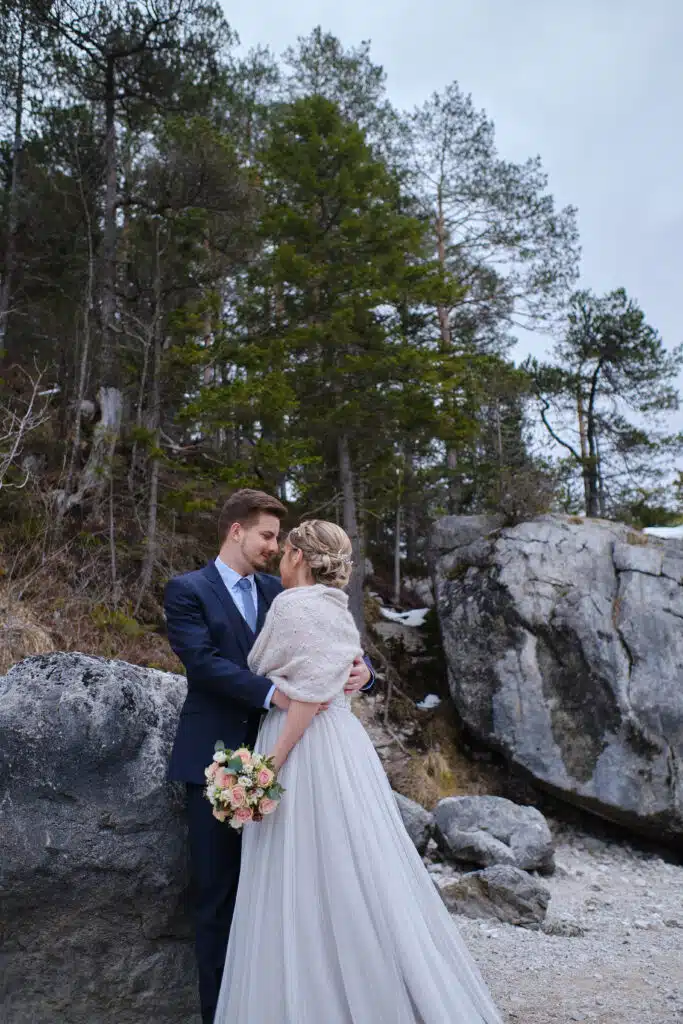 After Wedding Shooting am Eibsee mit Christina & Florian - Schlerege Fotografie